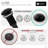 Vessel Sink Pop-Up Drain with black ceramic cap without overflow Set of 2-114825708