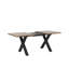 Norberg Extendable Metal Base Dining Table