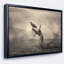 «Crow Percher on Tree», reproduction de photo sur toile tendue encadrée-26690737