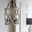 Lustre 4 lumières Jolette, bois