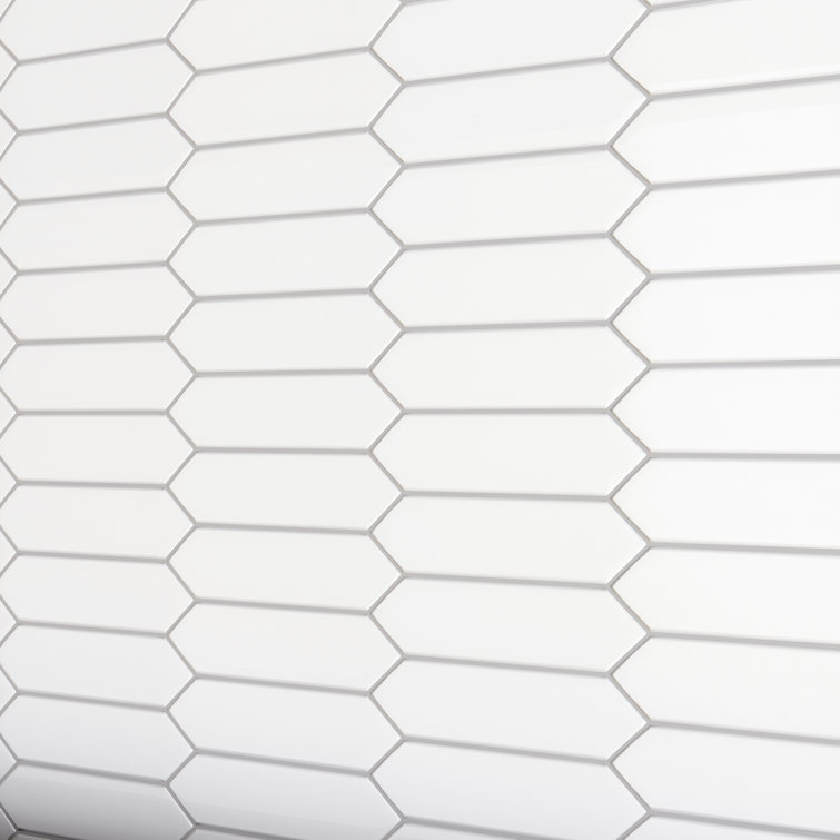 1" x 6" Porcelain Picket Mosaic Tile