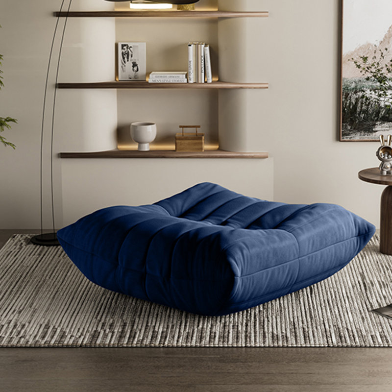 Fauteuil à billes rembourré Eito, Bleu
