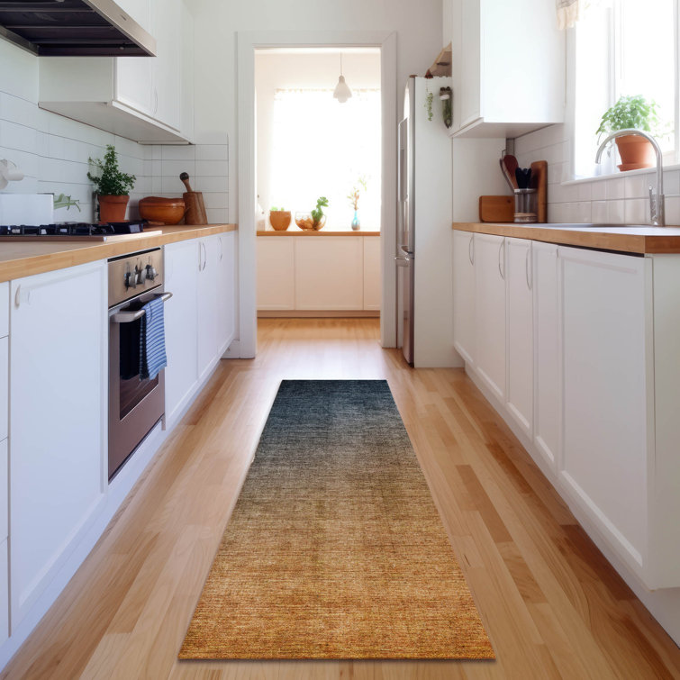 Premium Machine Washable Cerrito AMF569 Navy Rug