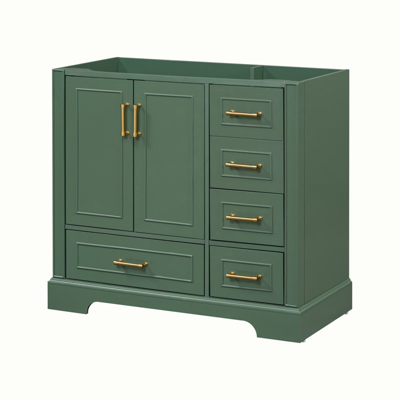 Meuble-lavabo traditionnel sans lavabo