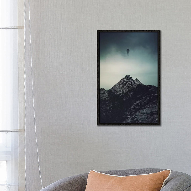 Escape by Rob Hakemo - Print on Canvas, 66.04 cm H x 45.72 cm W, Black Framed