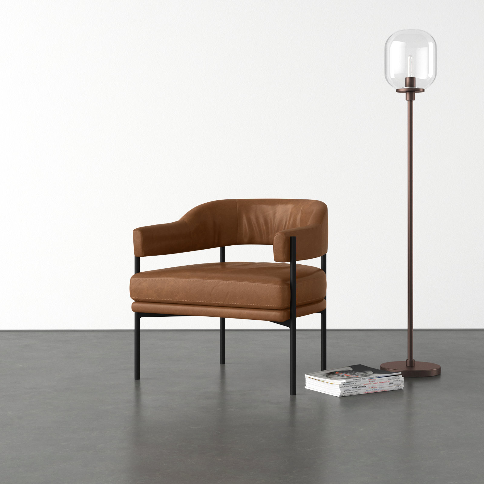 Upholstered Barrel Chair