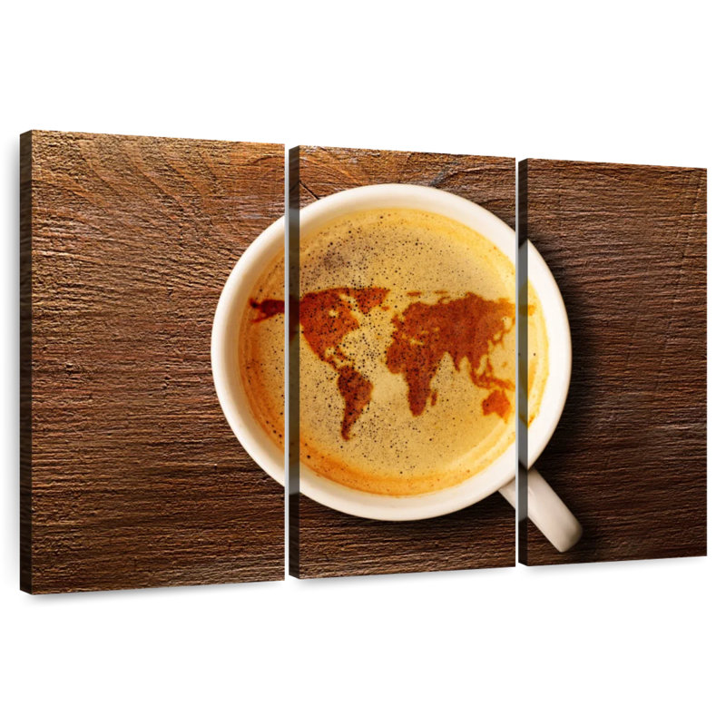 Yarlin World Of Espresso, 28" H x 45" W