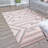 Miko Contemporary Strawberry Milk Area Rug-1533888501