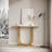 Modern Wooden Imitation Marble Console Table