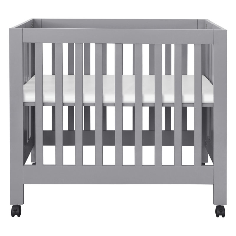 Origami Mini Portable Crib, Gray