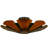 Metro Fusion Glass Semi Flush Mount