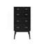 Commode 4 tiroirs pour l'organisation et la décoration de la chambre à coucher