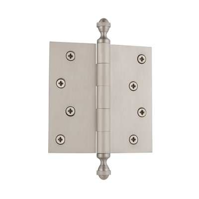4'' x 4'' Brass Butt Bearing Hinge