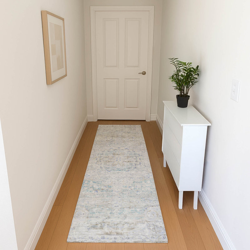 Premium Machine Washable Marasco AMF1636 Global Rug, Runner 2'3" x 7'6"
