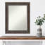 Wood Flat Wall Mirror-1655759971