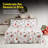 Printed Holiday 4Pc Sheet Sets, Easy Care, Soft & Wrinkle-Resistant Holiday Bedding - Poinsettia, Full-117002988