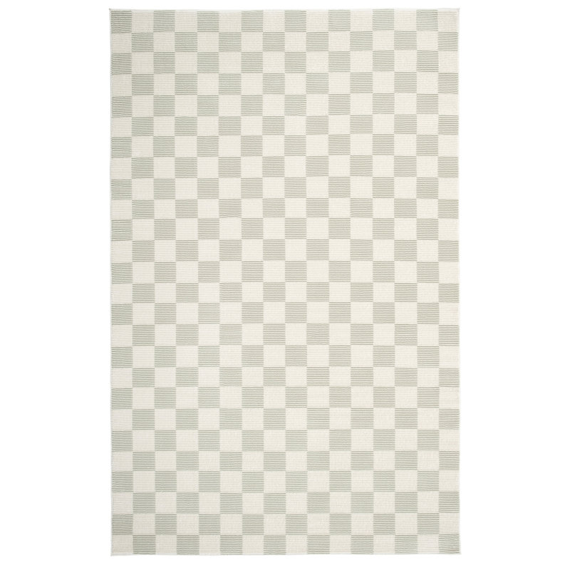 Gambit Washable Rug, Rectangle 5'3" x 7'10", Sage Green