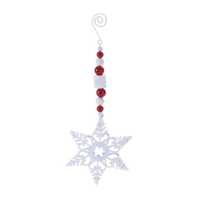 Snowflake Drop Ornaments (Set of 6)