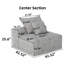 Canapé modulaire surdimensionné Modern-1038317089