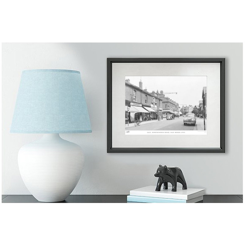 Sale, Northenden Road, Sale Moor C1955 by Francis Frith - Single Picture Frame Print, 40cm H x 50cm W x 2.3cm D