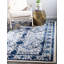 Tapis oriental bleu denim / bleu égéen Ade-22567617