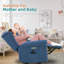 Fauteuil inclinable électrique berçant et oscillant Meetwarm-105739246