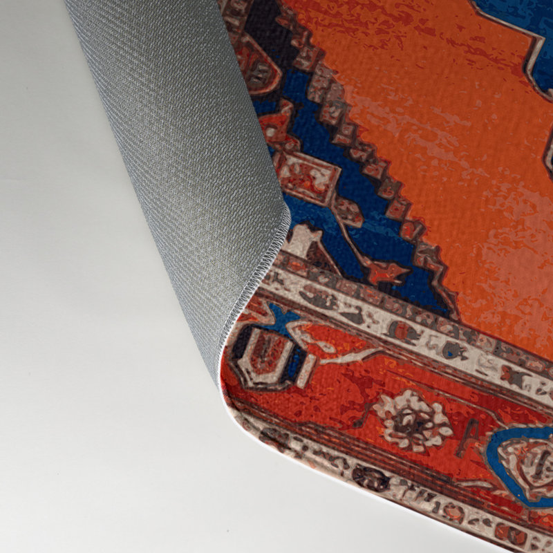 Tapis d'intérieur et d'extérieur Tabriz, Rectangulaire 3 pi x 5 pi