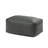 Florence 10" Gray Footrest Upholstered Pouf Ottoman-116422358-134315688