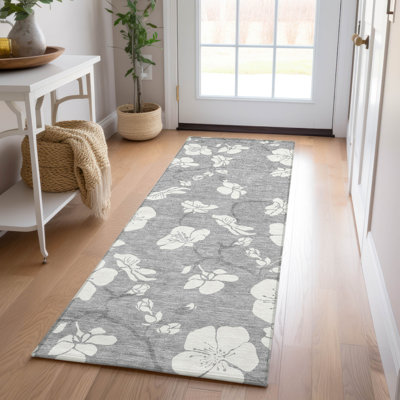Tapis intérieur / extérieur gris Ensa 
