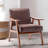 Mid-Century Modern Accent Chair With Solid Wood Frame, Extra-Thick Backrest, And Versatile Design For Living Room, Bedroom, And Reading Nook-156869364