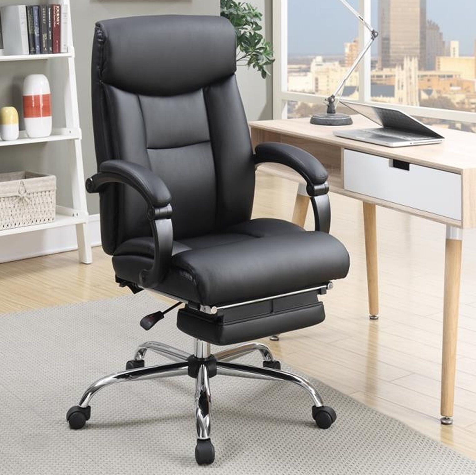 Czarnetzki Big & Tall Office Chair, Ergonomic Executive Chair Red Barrel Studio