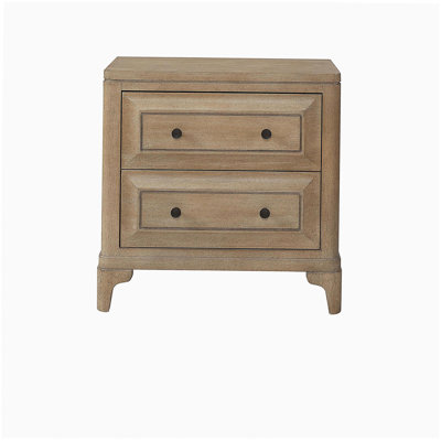 Table de chevet 2 tiroirs avec finition sable