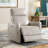 32.3" Wide Contemporary Swivel and Rocker Power Recliner Chair with USB Port-1510580217