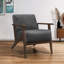 Fauteuil décoratif 32 pouces Rica, bois massif-116274045