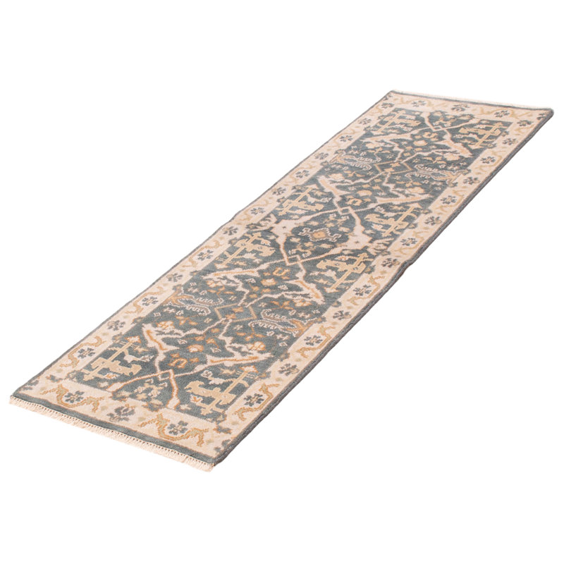 Tapis unique gris foncé 2 pi 7 po x 7 pi 10 po Aahron