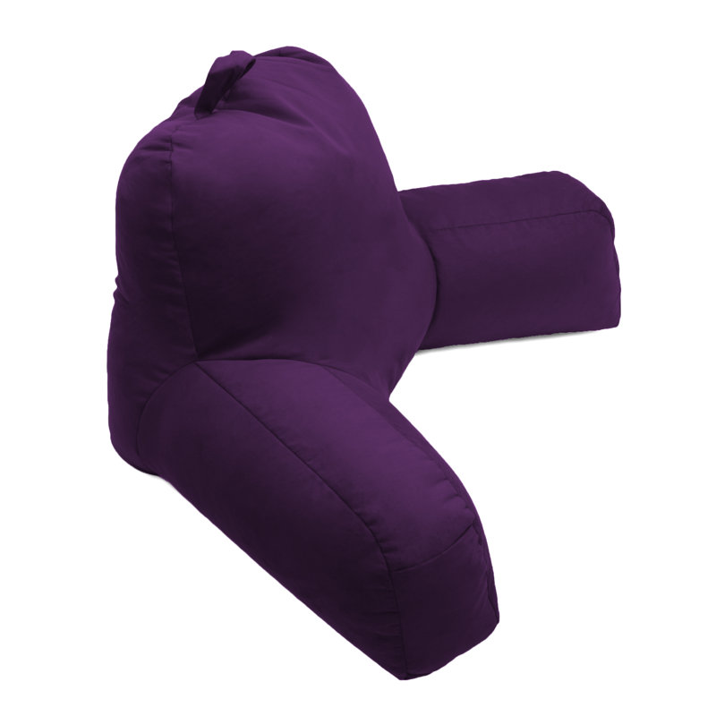 Coussin en microsuède, Mauve