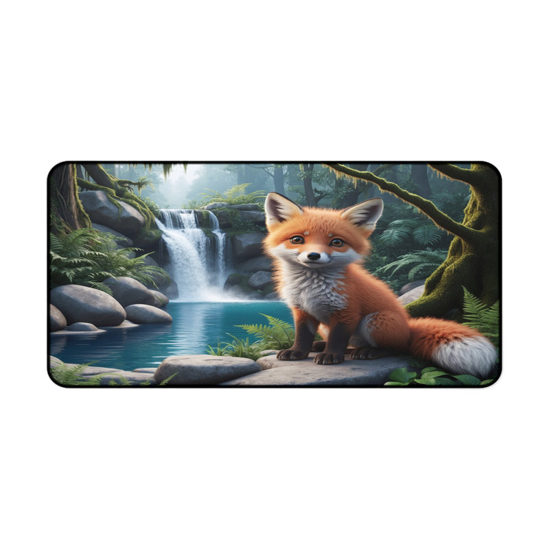 Polyester Desk Pad, 14.4x12.1