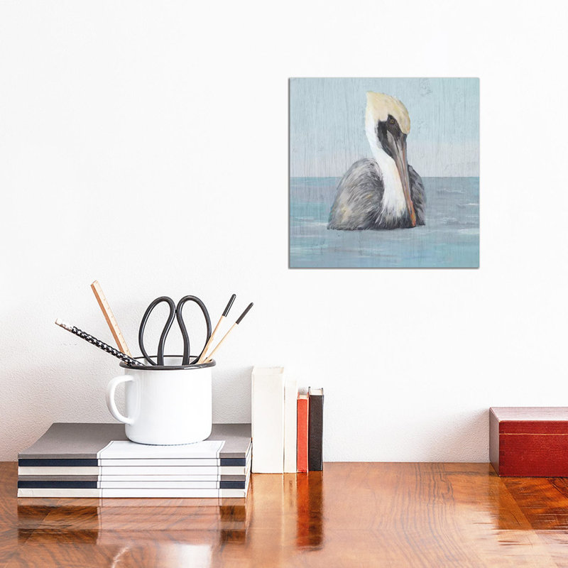 Pelican Wash II 1 Piece Wrapped Canvas Painting, 30.48cm H x 30.48cm W x 1.905cm D