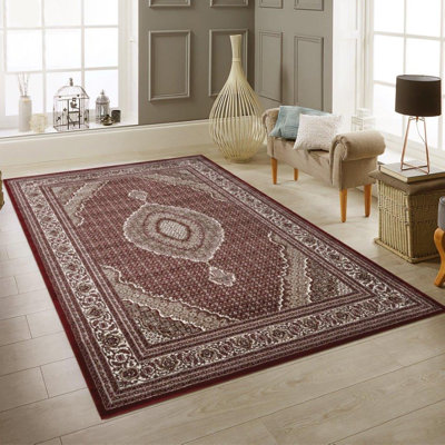 Tapis transitionnel rouge Sutphin Collection