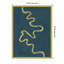 «Oxbow III» par Michael Willett, impression sur bois encadrée-112631514
