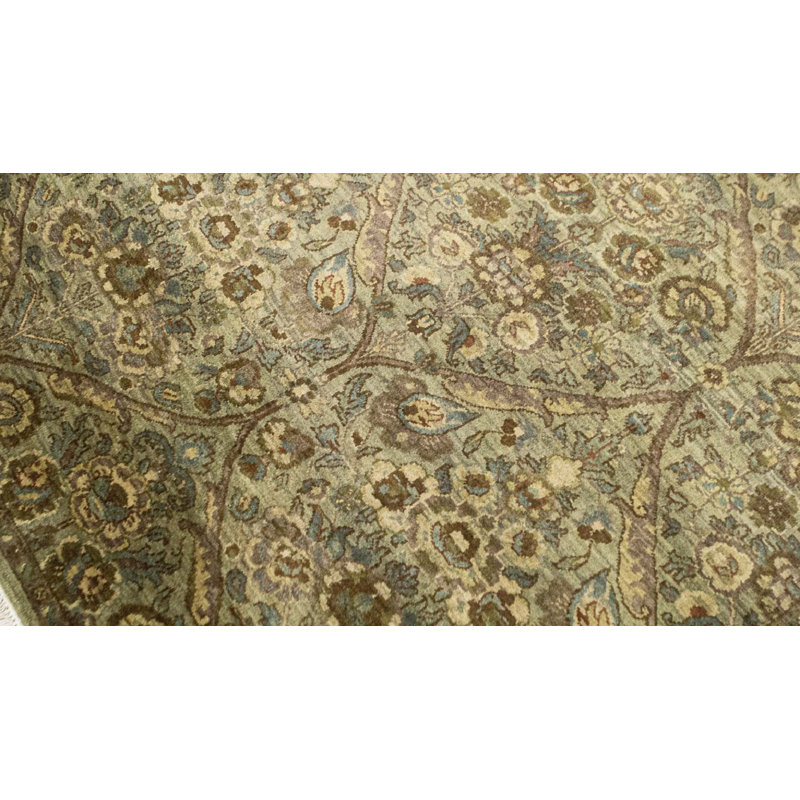 Wool Oriental Area Rug in Brown