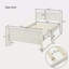 Lit plateforme avec base de lit en bois et lit-bateau-1995259942