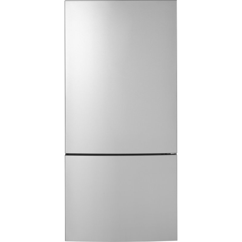 GE Appliances 33" 17.7 Cubic Feet Energy Star Smudge-Resistant Built-in Bottom Freezer Refrigerator