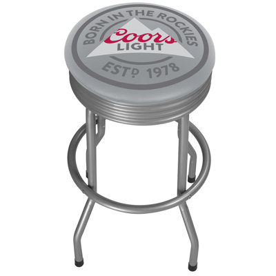 Metal Outdoor Stool with Cushion
