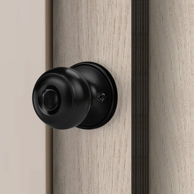 Privacy Door Knobs with Round Rosette