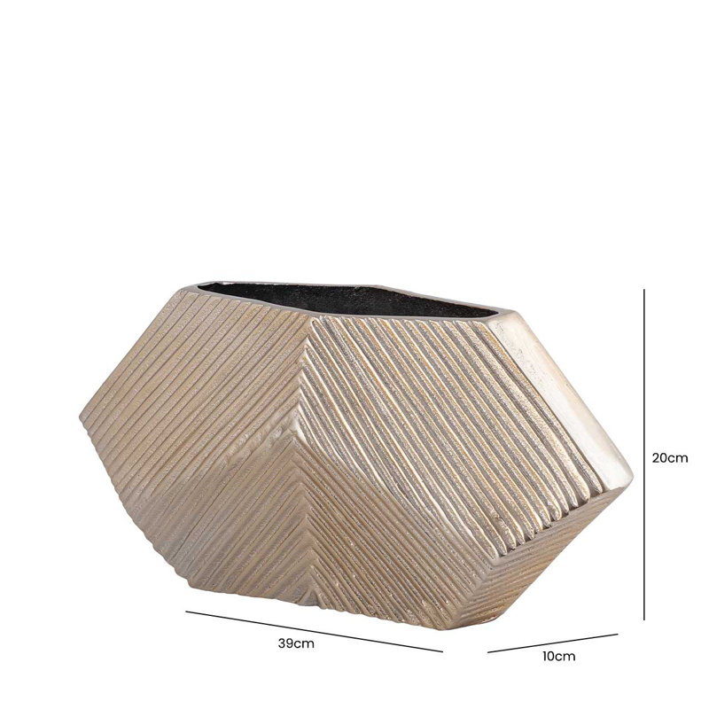 Aydrianna Metal Table Vase