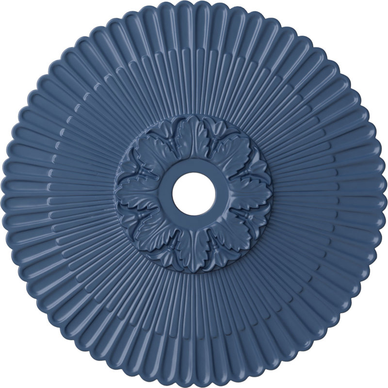 Endurathane Melonie Ceiling Medallion, 36 1/4"OD x 1 7/8"P (Fits Canopies up to 6 1/4"), Hand-Painted Americana Finish