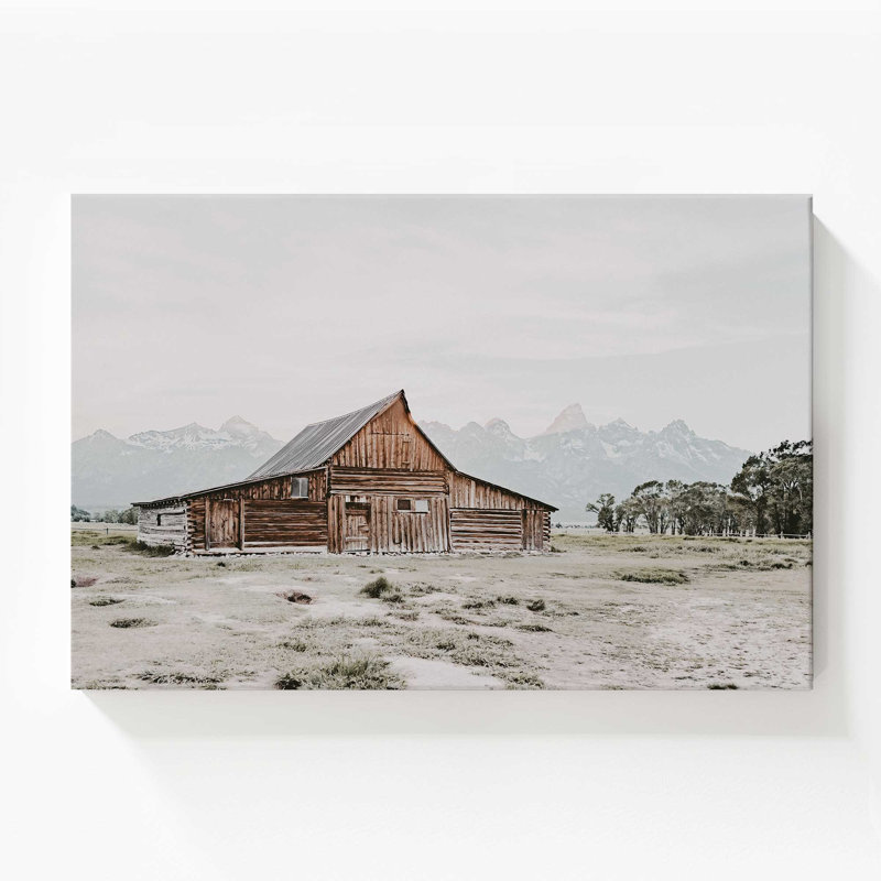 «Mountainside Ranch», grande impression sur toile, H 36 po x l 54 po
