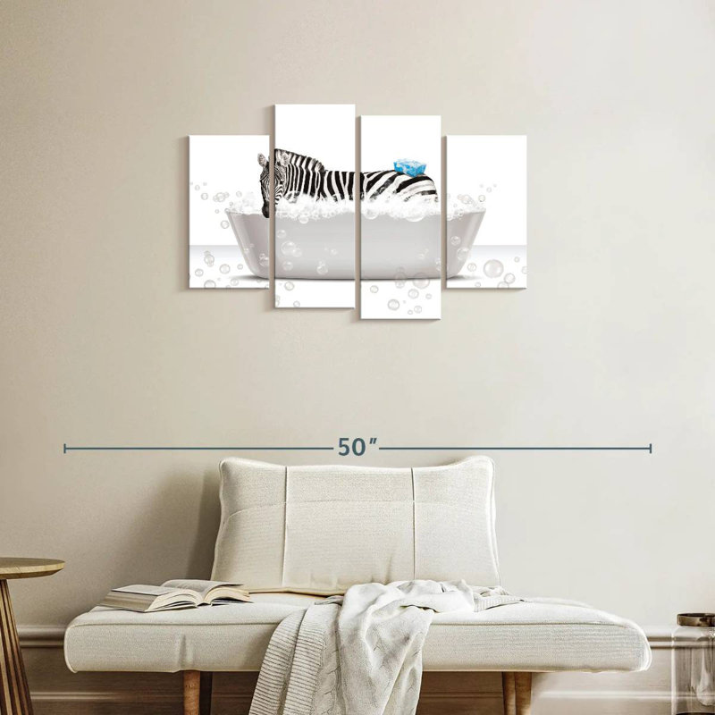 Baignoire Brampt Zebra, H 22 po x l 36 po