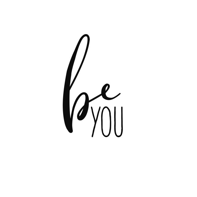 Be You - Print on Canvas, Wrapped Canvas, 45.72cm H x 45.72cm W x 1.91cm D